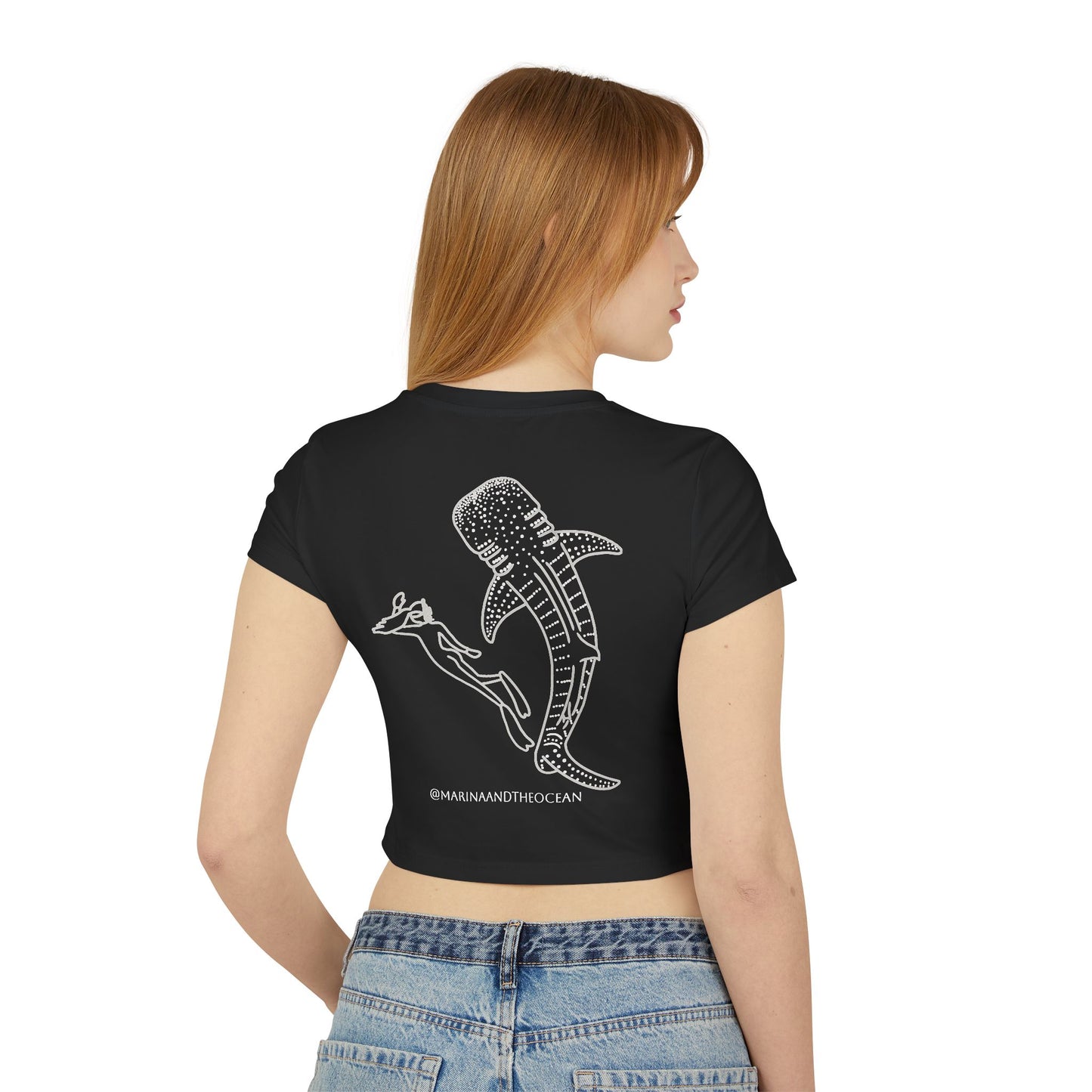 Women Crop top Whaleshark