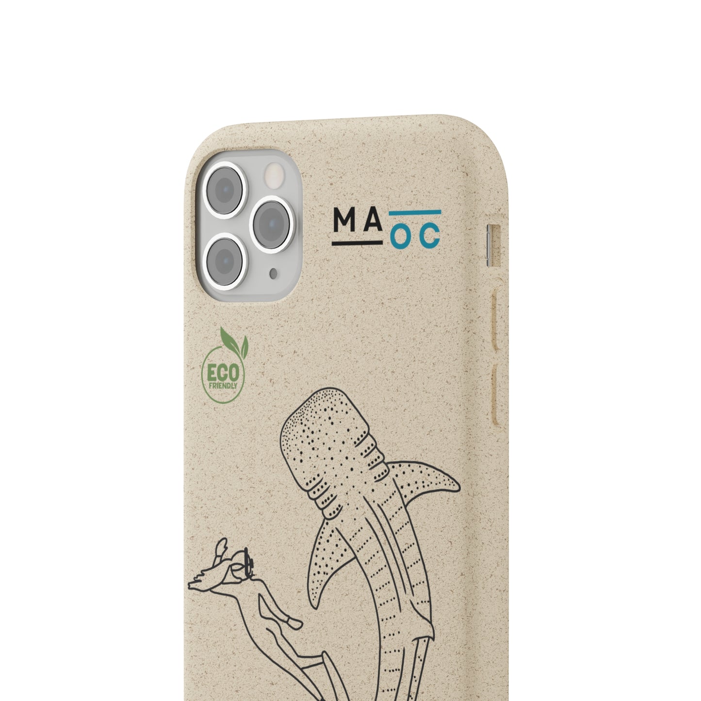 Bamboo Phonecase Love to protect Whaleshark