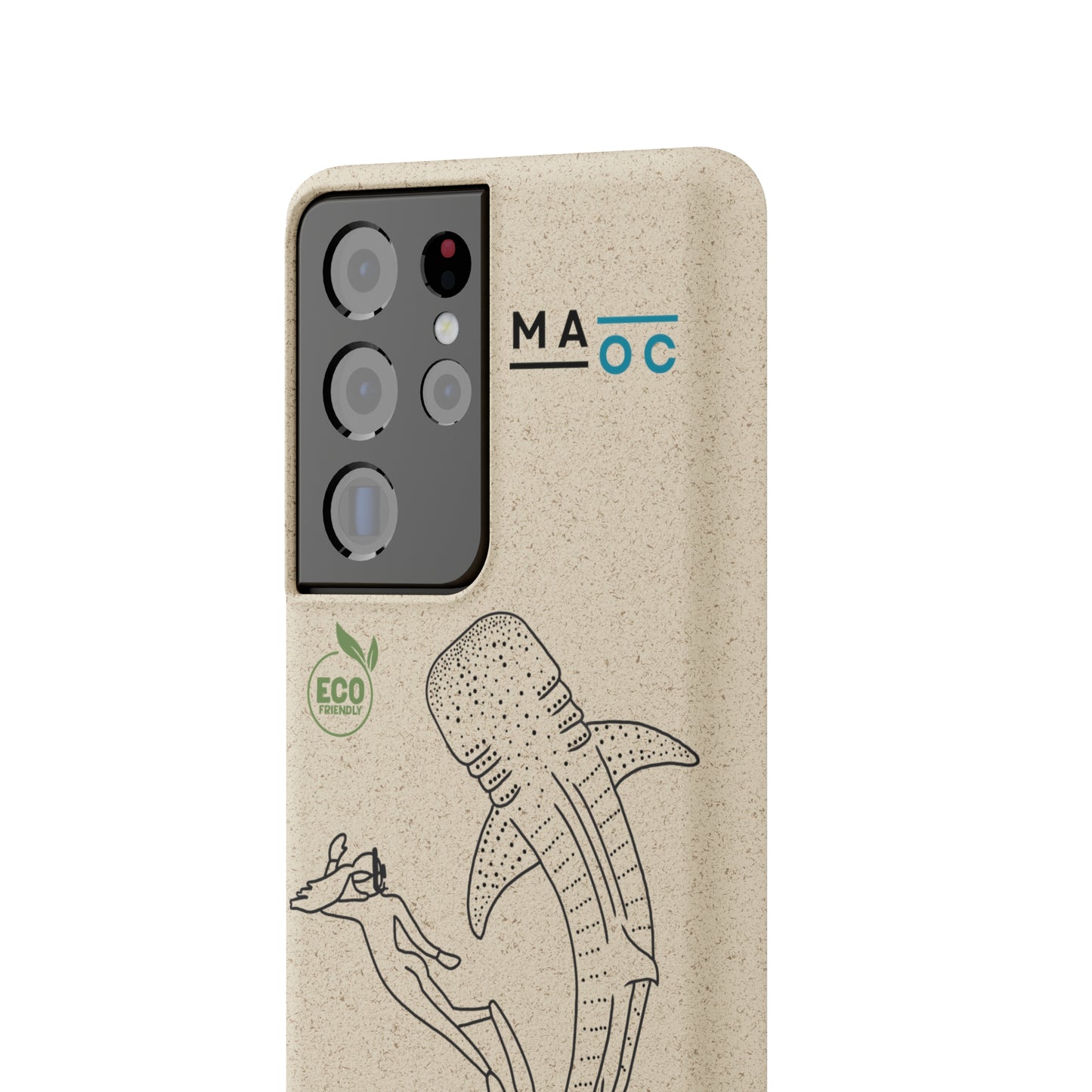 Bamboo Phonecase Love to protect Whaleshark