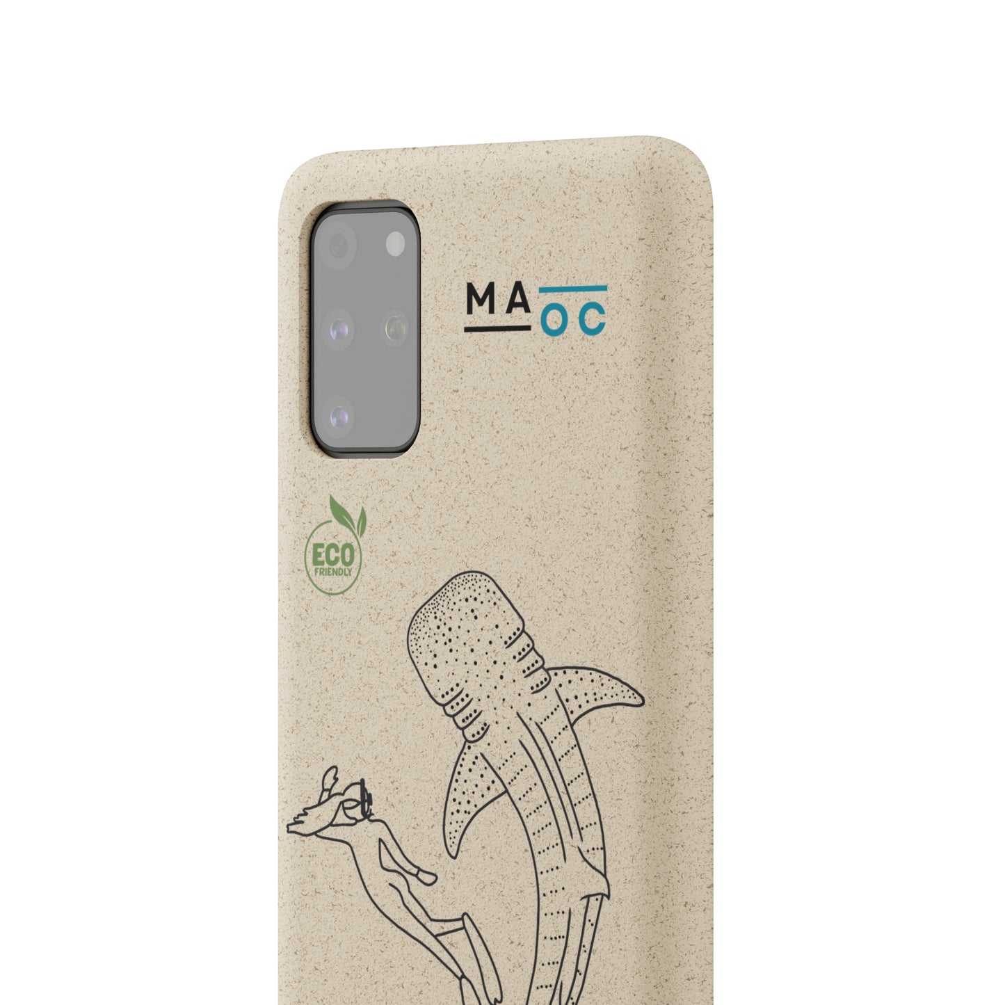 Bamboo Phonecase Love to protect Whaleshark