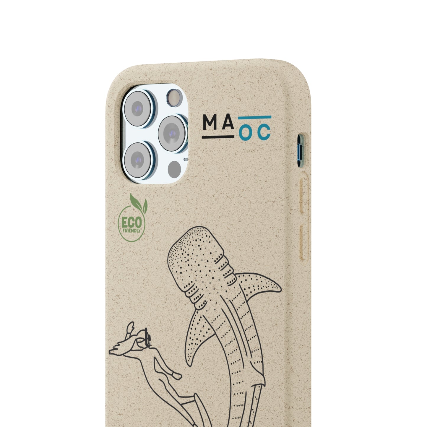 Bamboo Phonecase Love to protect Whaleshark