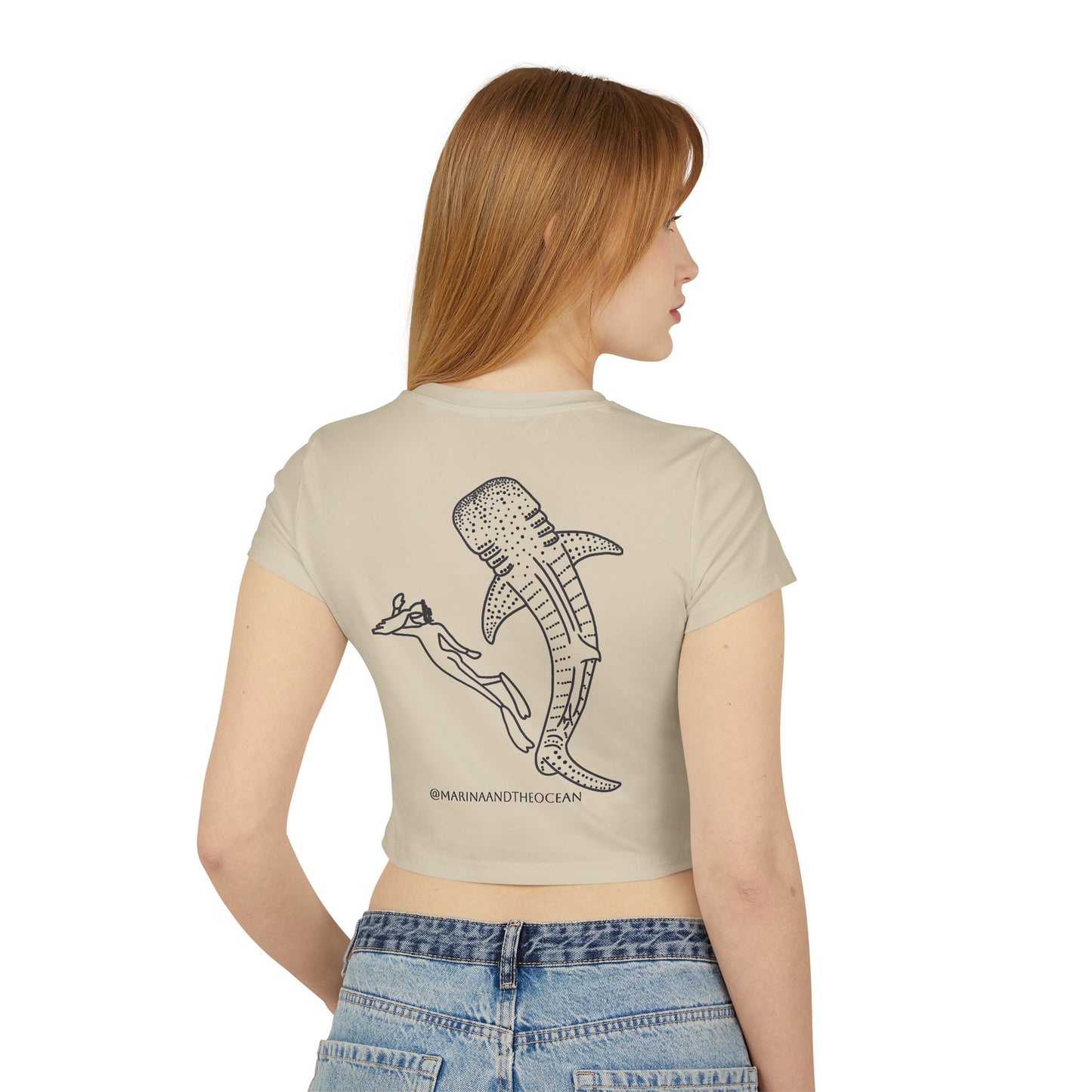 Women Crop top Whaleshark