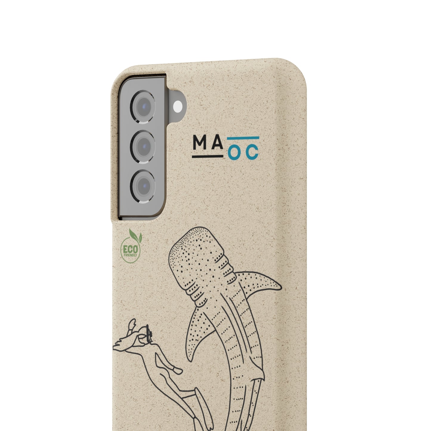 Bamboo Phonecase Love to protect Whaleshark