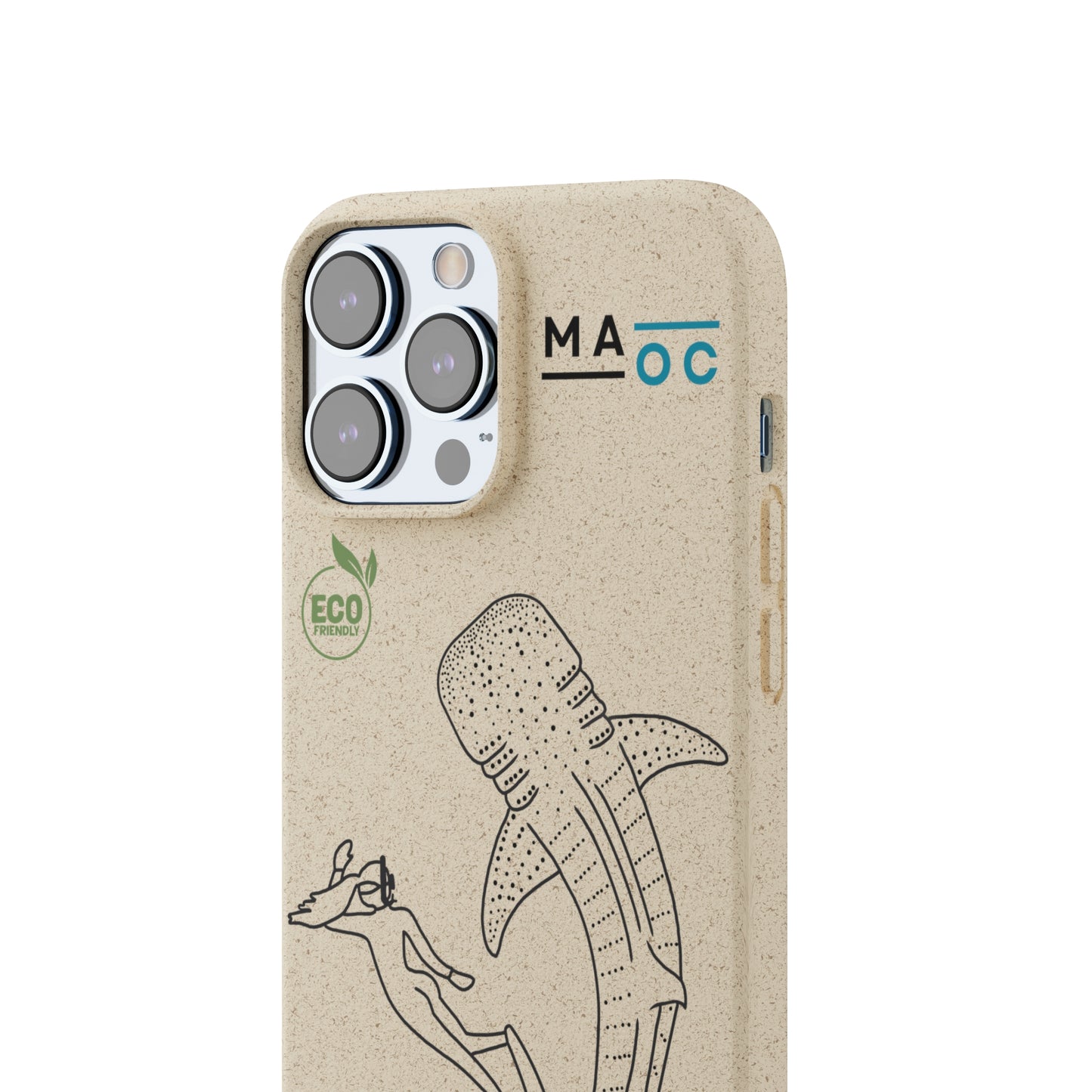 Bamboo Phonecase Love to protect Whaleshark