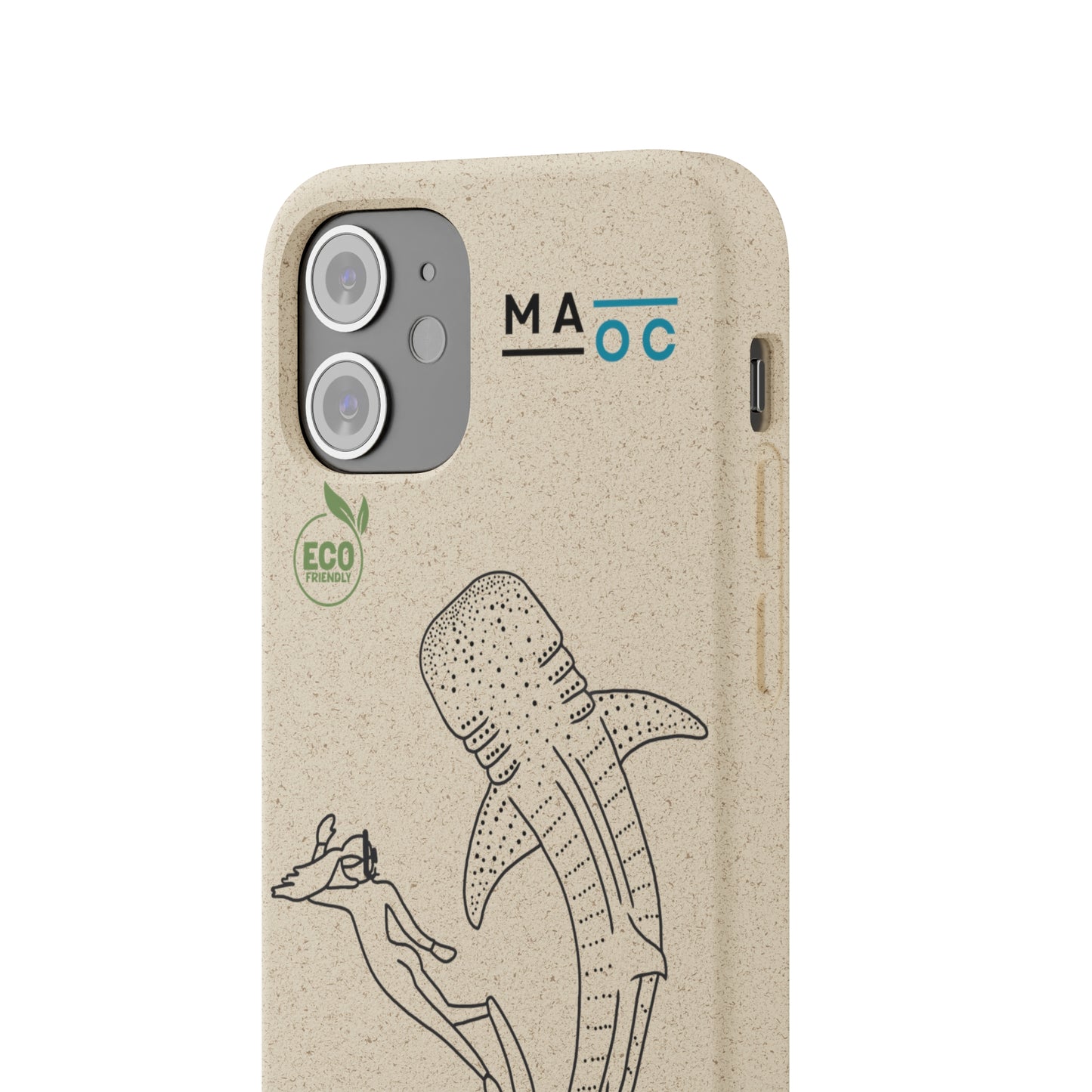 Bamboo Phonecase Love to protect Whaleshark