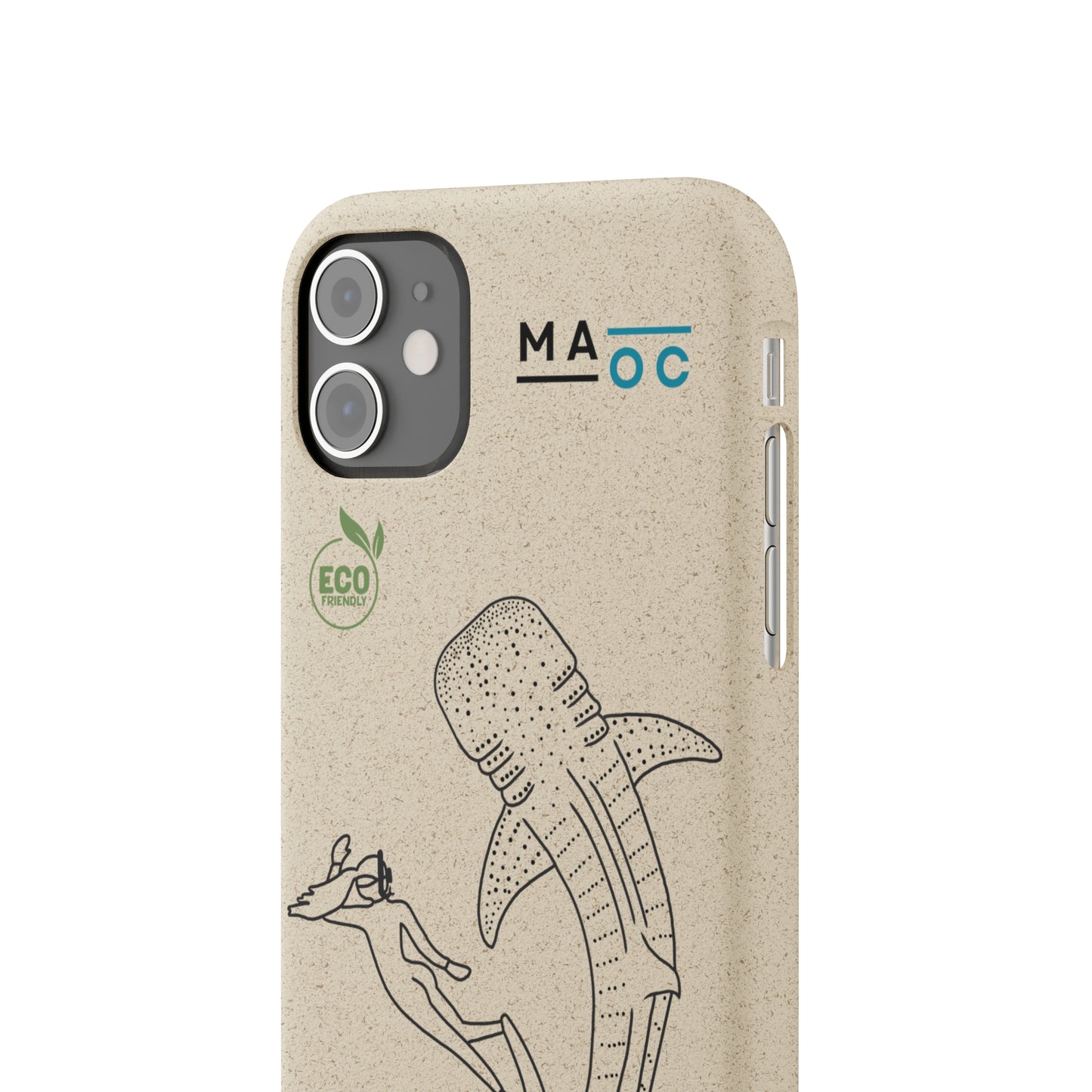 Bamboo Phonecase Love to protect Whaleshark