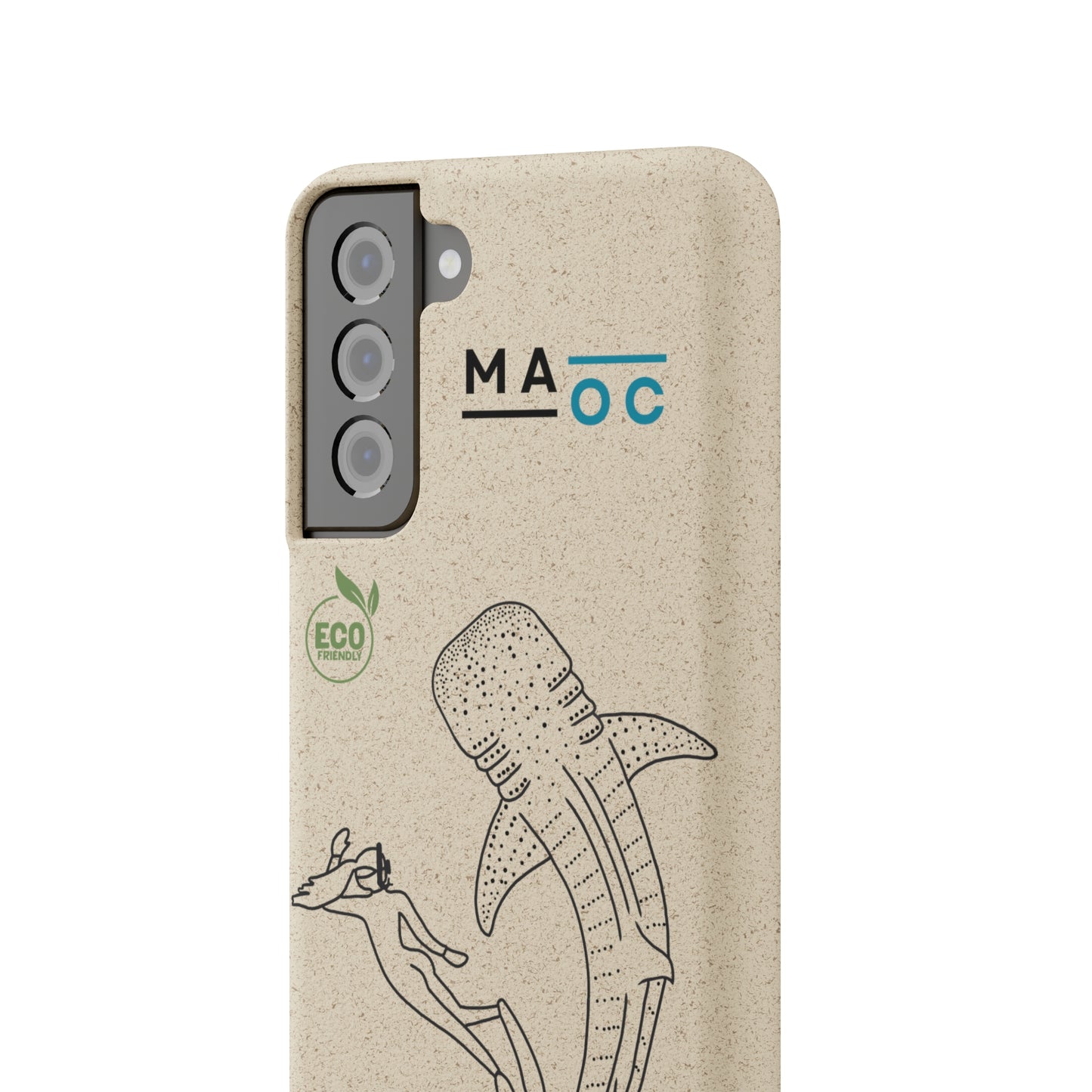 Bamboo Phonecase Love to protect Whaleshark