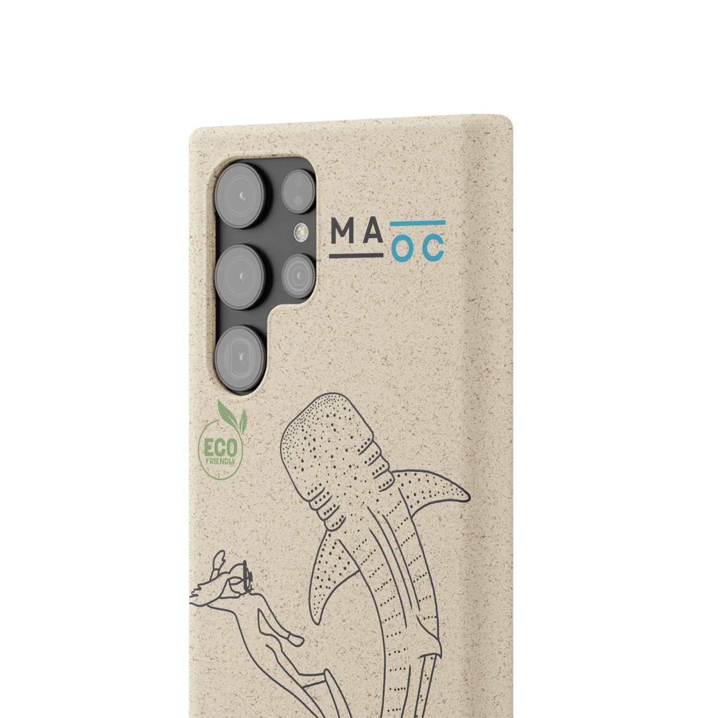 Bamboo Phonecase Love to protect Whaleshark