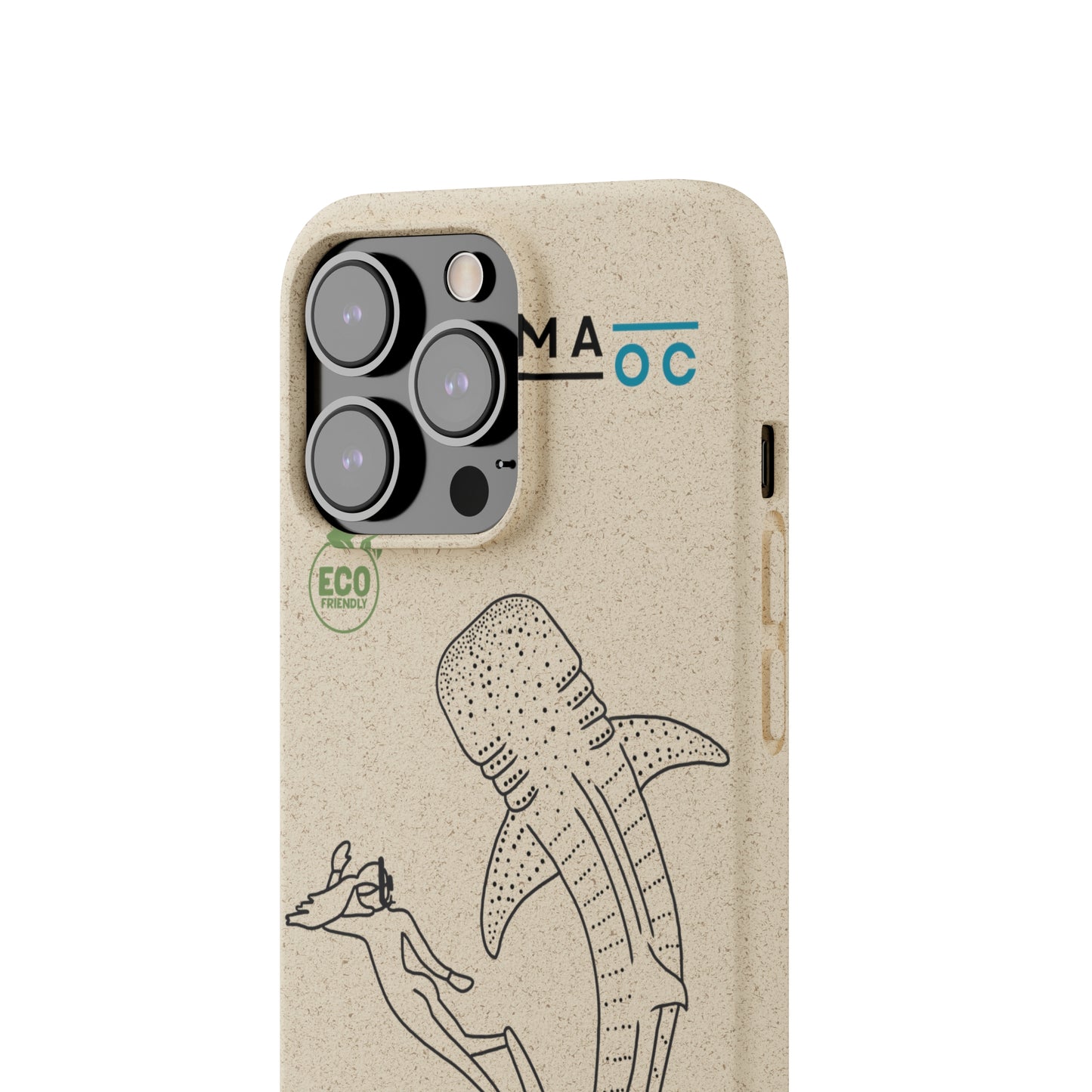 Bamboo Phonecase Love to protect Whaleshark