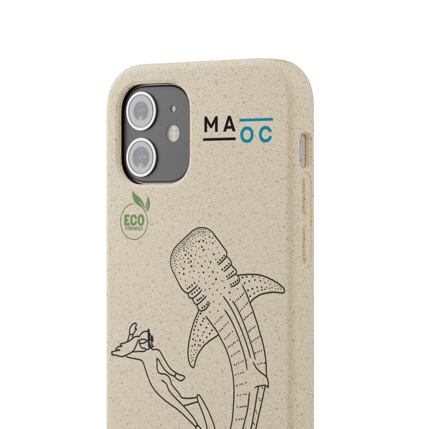 Bamboo Phonecase Love to protect Whaleshark