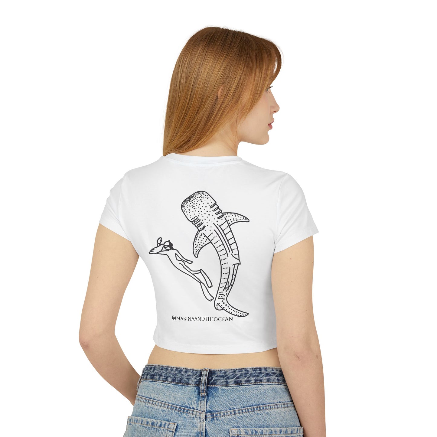 Women Crop top Whaleshark