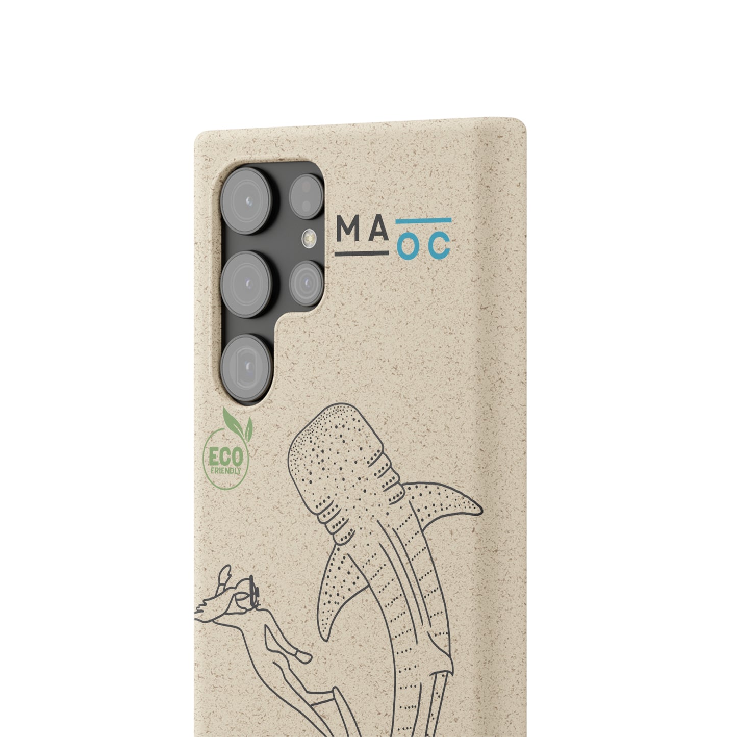 Bamboo Phonecase Love to protect Whaleshark