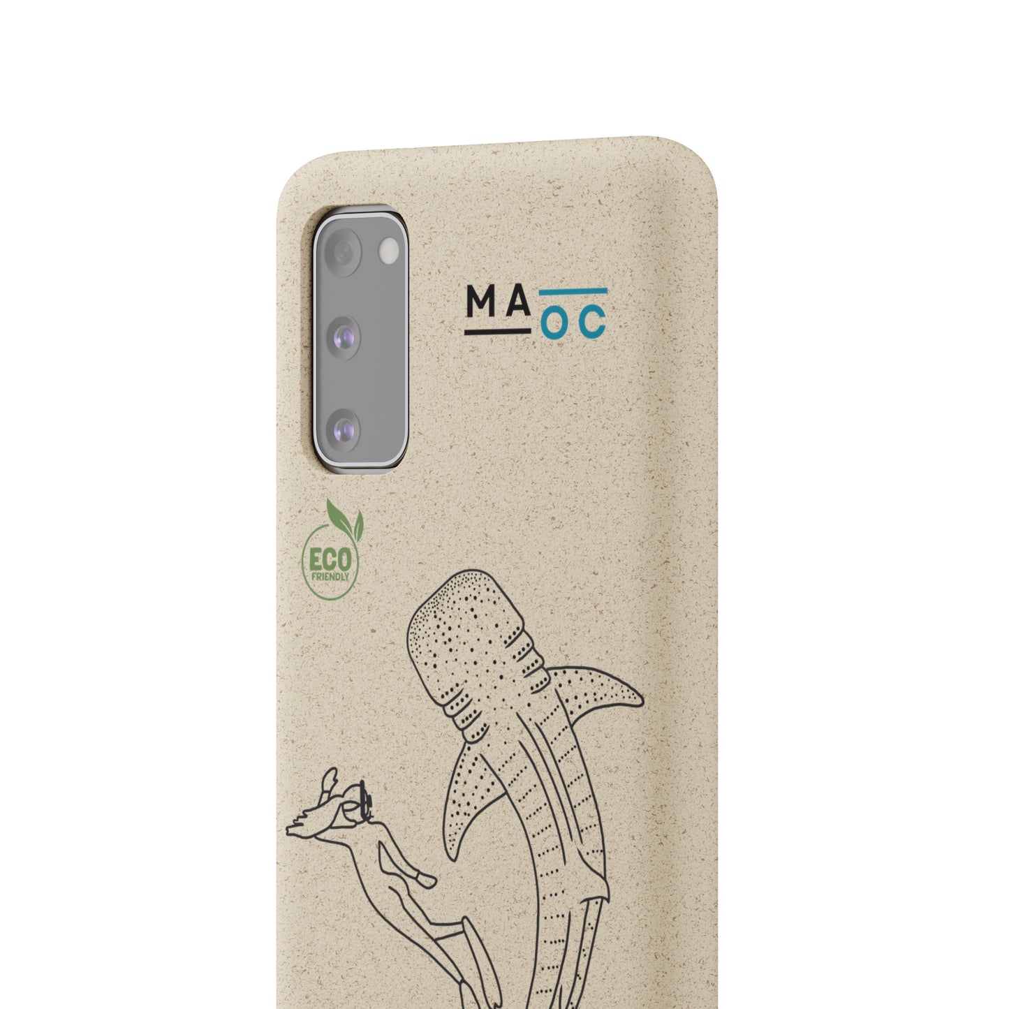 Bamboo Phonecase Love to protect Whaleshark