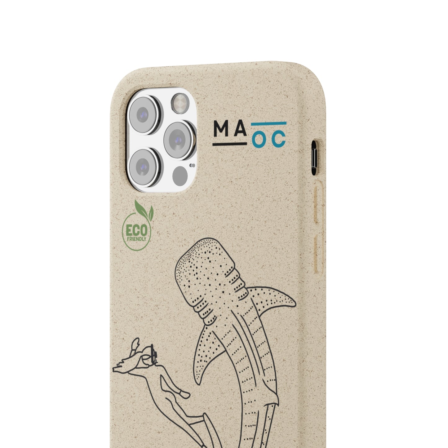 Bamboo Phonecase Love to protect Whaleshark