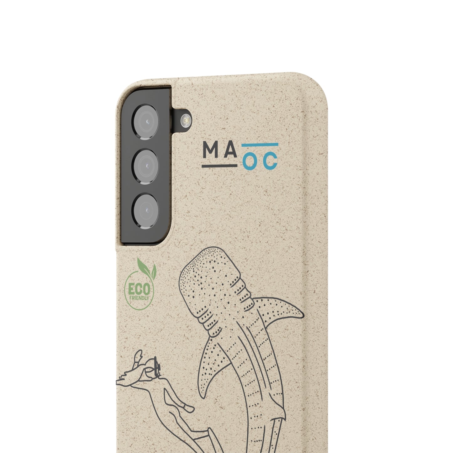 Bamboo Phonecase Love to protect Whaleshark