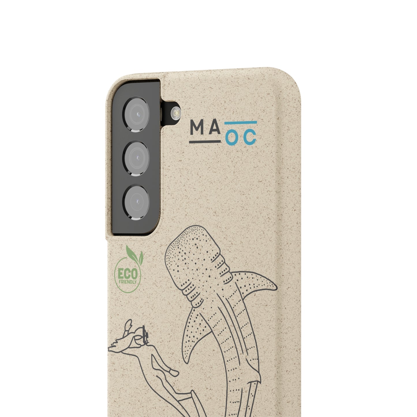 Bamboo Phonecase Love to protect Whaleshark