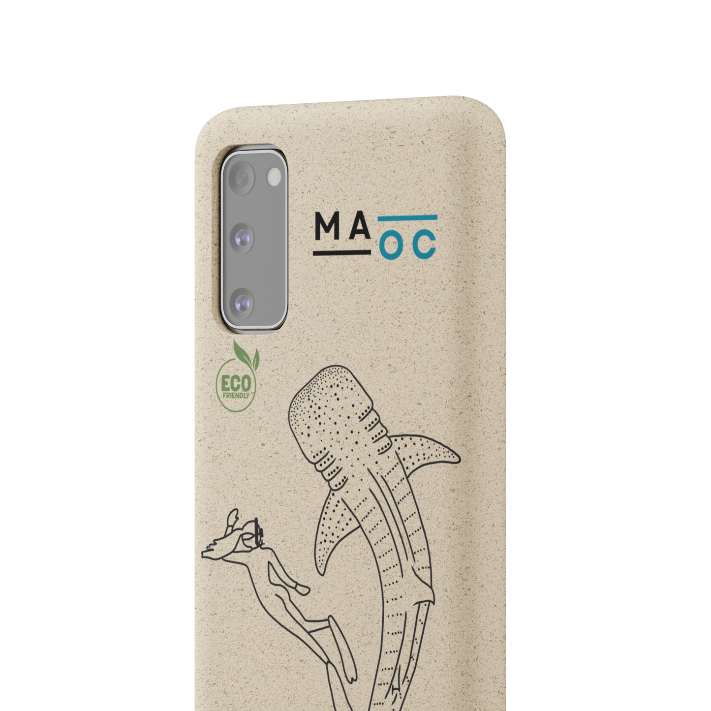 Bamboo Phonecase Love to protect Whaleshark