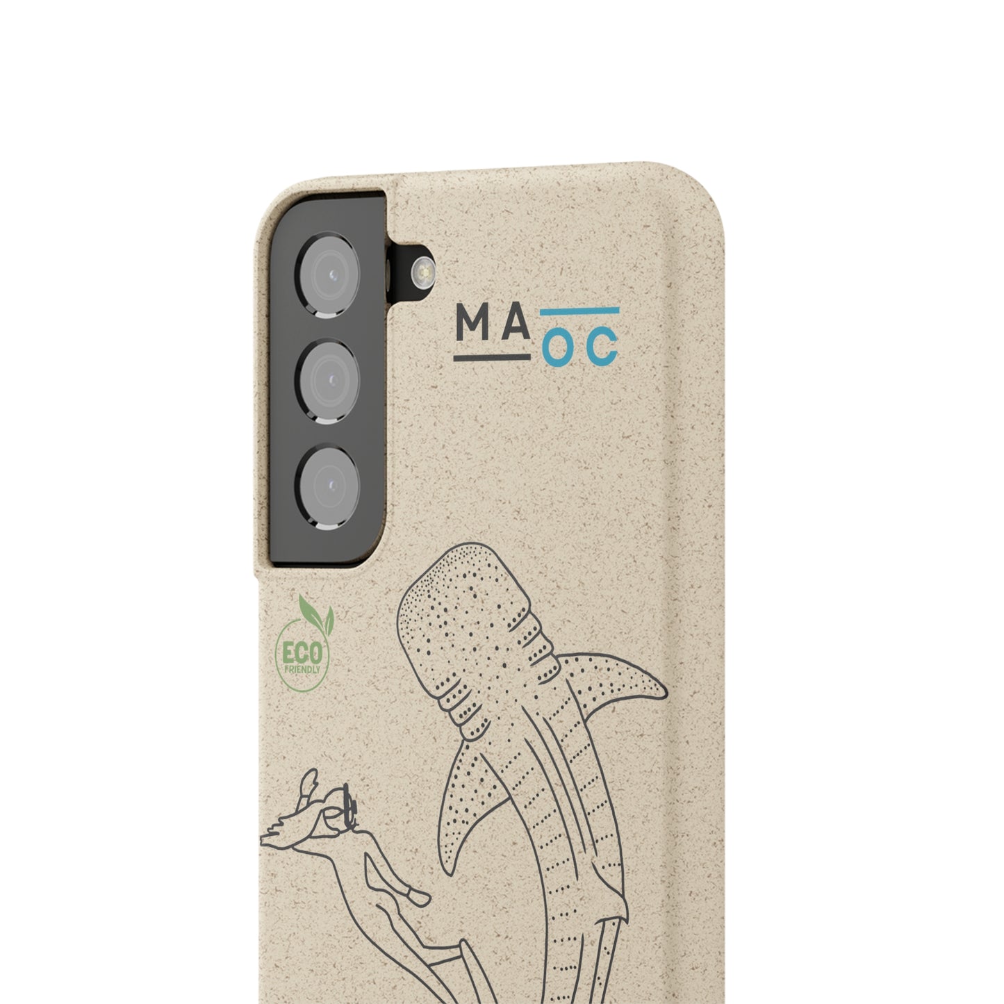 Bamboo Phonecase Love to protect Whaleshark