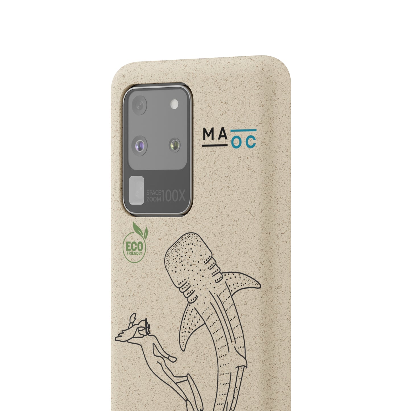 Bamboo Phonecase Love to protect Whaleshark