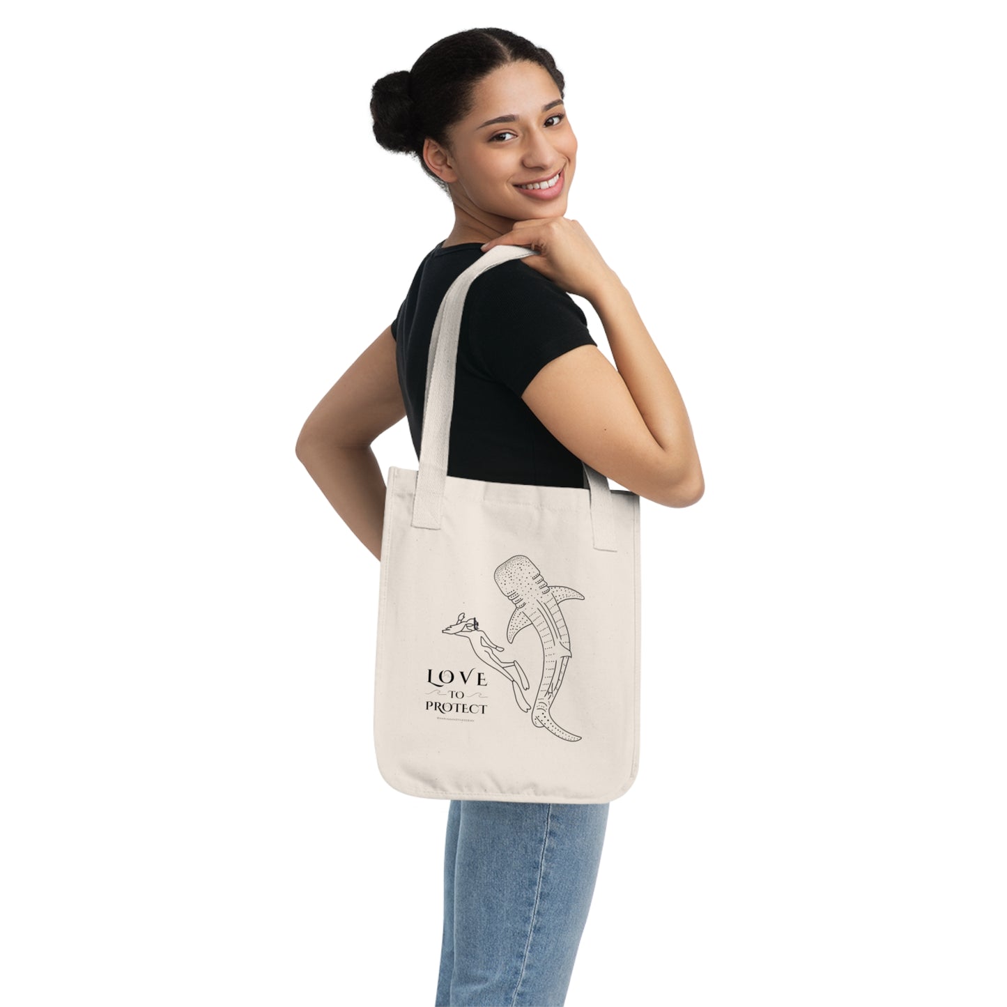 Love to Protect Whaleshark Totebag