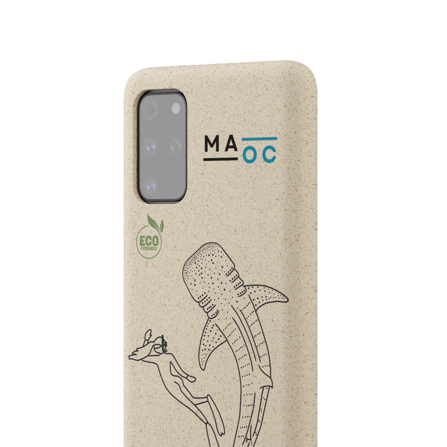 Bamboo Phonecase Love to protect Whaleshark