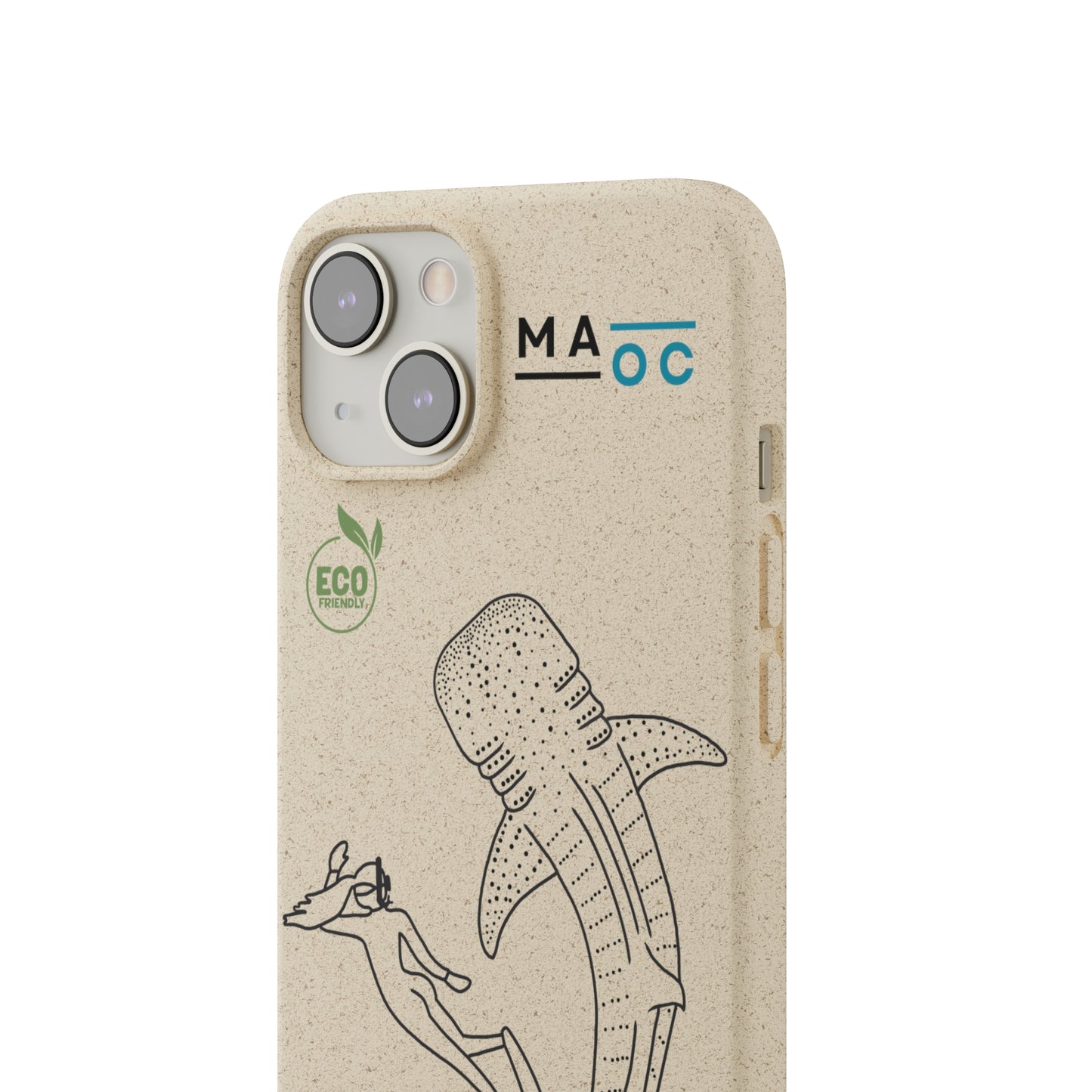 Bamboo Phonecase Love to protect Whaleshark