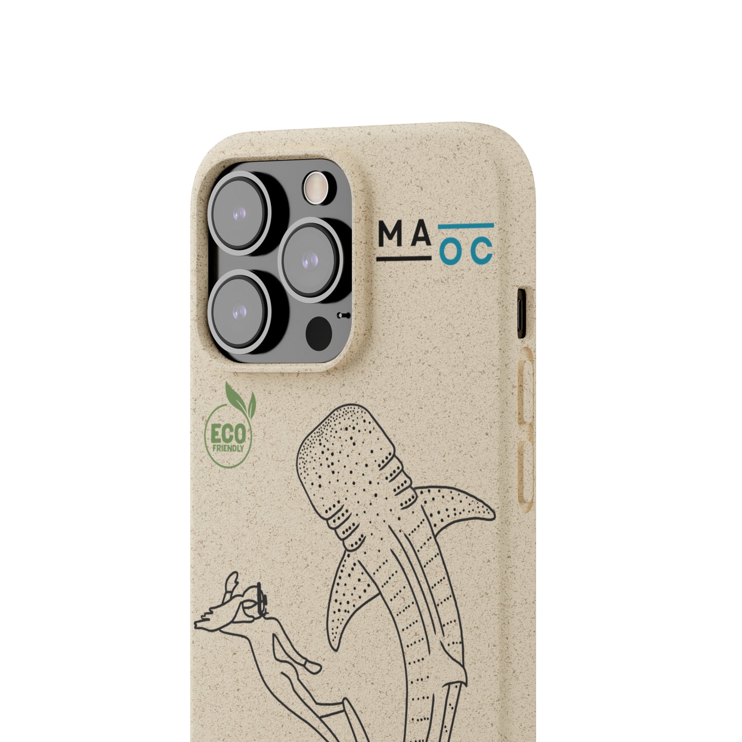 Bamboo Phonecase Love to protect Whaleshark