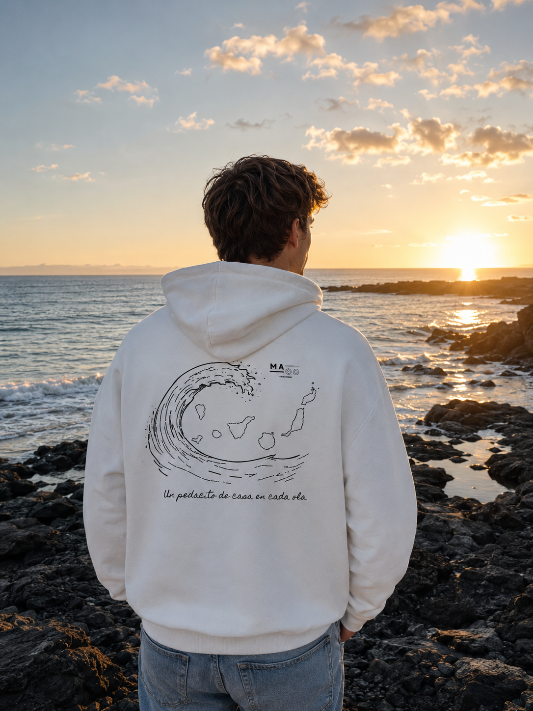 Sobre el mismo mar | Sudadera blanca